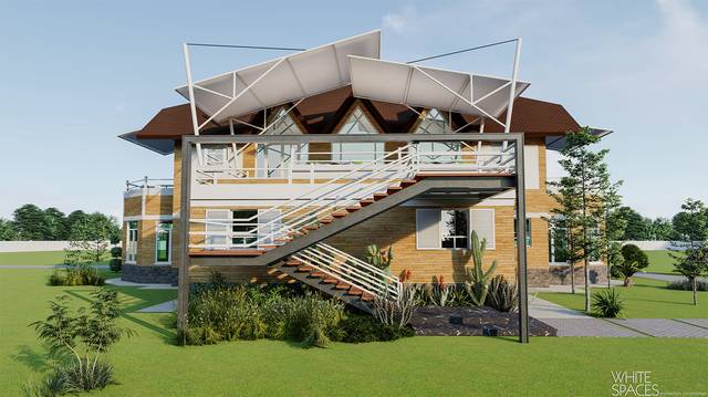 Polo & country club tensile strcture & stairs